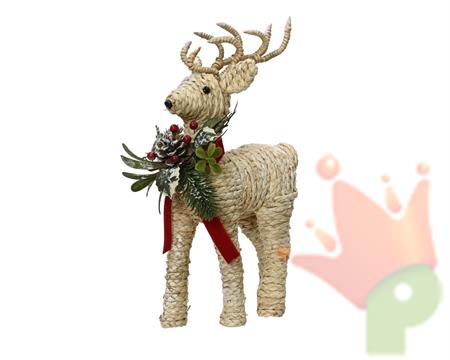 RENNA DECORATIVA  40X24X11 CM