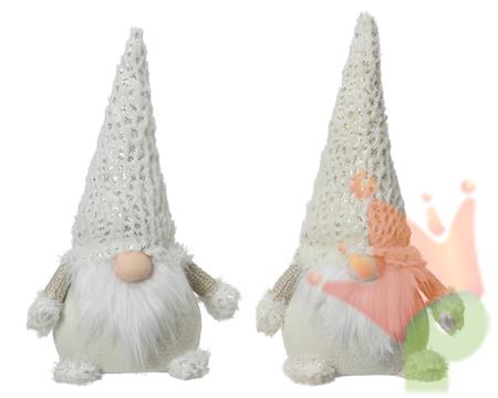 GNOMO IN POLIESTERE BIANCO 1PZ ASSORTITO