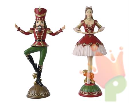 SCHIACCIANOCI / BALLERINA POLIRESINA H.30,7X17,5X8,5 CM 1 PZ ASS