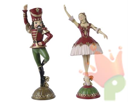 SOLDATINO SCHIACCIANOCI/BALLERINA POLIRESINA