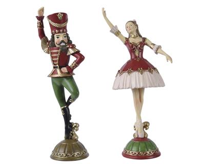 SOLDATINO SCHIACCIANOCI/BALLERINA POLIRESINA