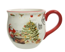 TAZZA IN PORCELLANA NATALIZIA 13,5CM