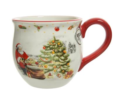 TAZZA IN PORCELLANA NATALIZIA 13,5CM