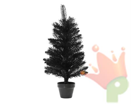 MINI ALBERO DI NATALE NERO H.45X28 CM