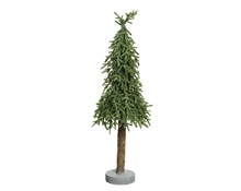 MINI ALBERO DI NATALE VERDE CON GLITTER H.75 CM