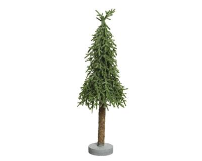 MINI ALBERO DI NATALE VERDE CON GLITTER H.75 CM