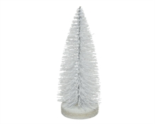 MINI ALBERO BIANCO GLITTER 20 CM