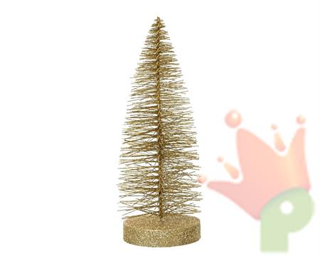 MINI ALBERO ORO GLITTER 20 CM