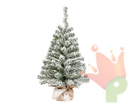 MINI ALBERO INNEVATO SNOWY IMPERIAL BASE JUTA H.75 CM
