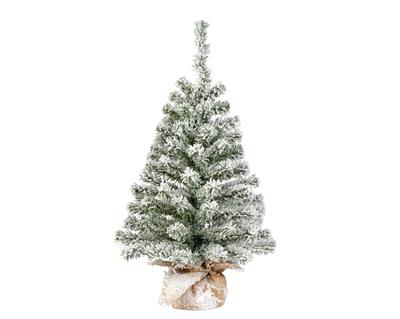 MINI ALBERO INNEVATO SNOWY IMPERIAL BASE JUTA H.75 CM