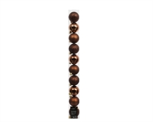 PALLINE DI NATALE MARRONE 6 CM CONFEZIONE 10 PZ