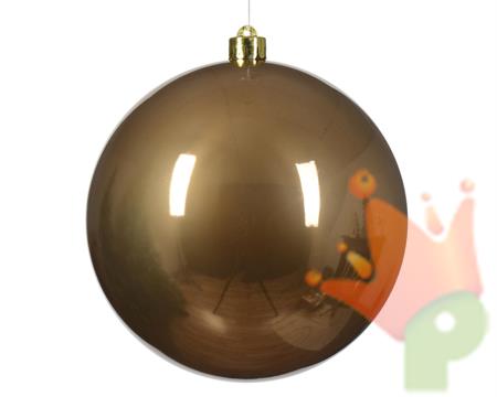 PALLINA DI NATALE MARRONE CHIARO 14 CM