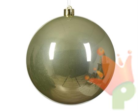PALLINA DI NATALE VERDE PISTACCHIO 14 CM