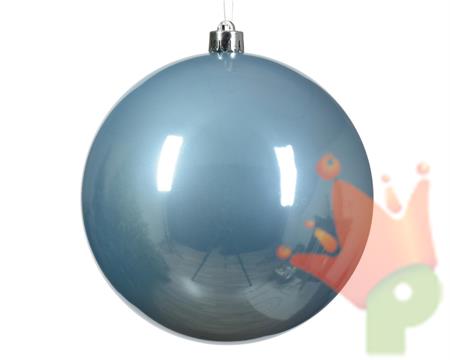 PALLINA DI NATALE AZZURRA 14 CM