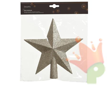 PUNTALE STELLA PERLA GLITTER 19 CM
