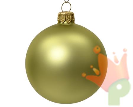 PALLINE DI NATALE VERDE PISTACCHIO OPACO 6 CM CONFEZIONE 6 PZ