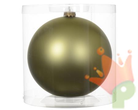 PALLINE DI NATALE VERDE PISTACCHIO OPACO 15 CM