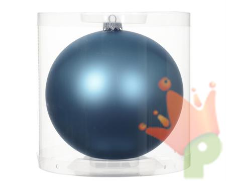 PALINA DI NATALE AZZURRO OPACO 15 CM