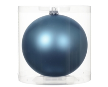 PALINA DI NATALE AZZURRO OPACO 15 CM