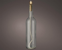 BOTTIGLIA CON LED LUCE FISSA BIANCO CALDO H.7,1X2,3 CM
