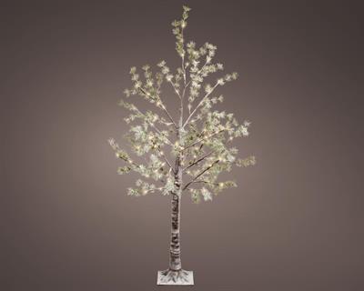 ALBERO LUMINOSO 90 LED BIANCO CALDO H.150X40 CM