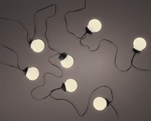 LUCI DI NATALE A SFERA 20 LED BIANCO CALDO
