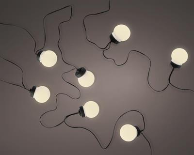 LUCI DI NATALE A SFERA 20 LED BIANCO CALDO