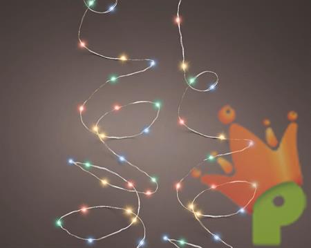 LUCI DI NATALE STRING LIGHTS 240 MICROLED MULTICOLOR