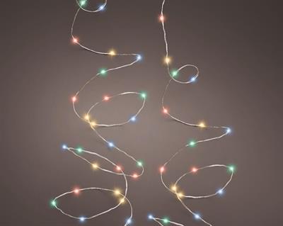 LUCI DI NATALE STRING LIGHTS 240 MICROLED MULTICOLOR