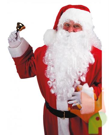 BARBA GIGANTE BIANCA BABBO NATALE 50 CM