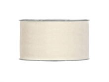 NASTRO DOPPIO VELLUTO CREMA CHIARO 63X7MT