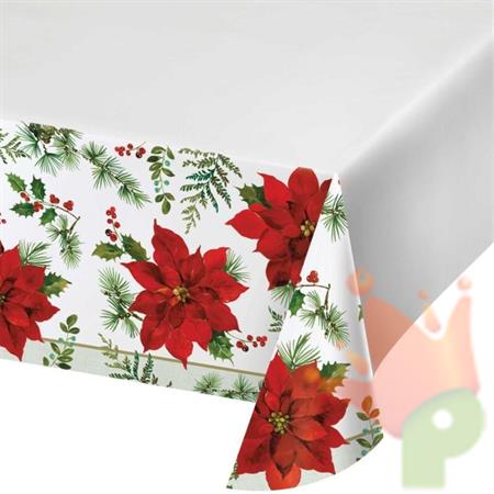 TOVAGLIA NATALIZIA STELLE DI NATALE 259X137 CM