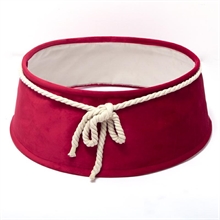COPRIBASE ALBERO IN VELLUTO ROSSO 65X53X23 CM
