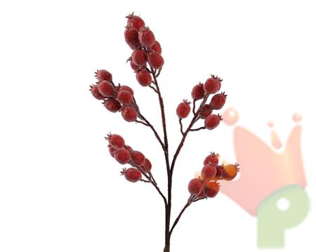 RAMO BACCHE ROSSE 78 CM