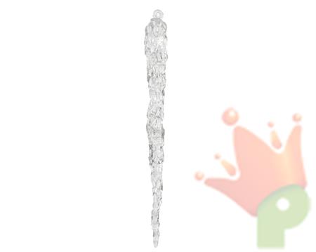 STALATTITE TRASPARENTE IN PLASTICA H.19 CM