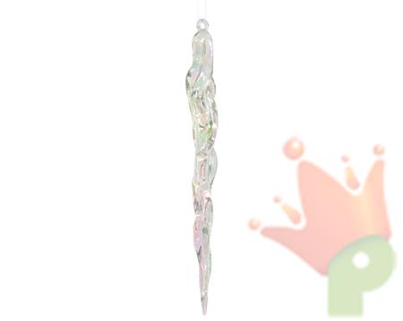 STALATTITE IRIDESCENTE  H.28,5 CM