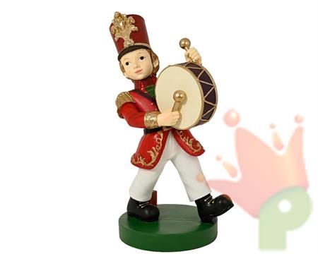 BAMBINO CON TAMBURO IN POLIRESINA H144X65X90CM