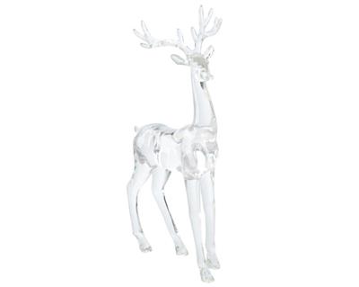 RENNA IN POLIRESINA TRASPARENTE H.30 CM