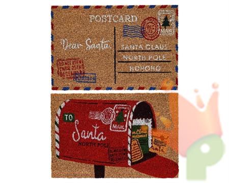ZERBINO NATALIZIO SANTA MAIL  2 ASSORTITI