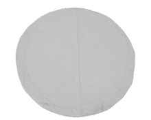 TAPPETO ROTONDO IN PELLICCIA BIANCA 90 CM