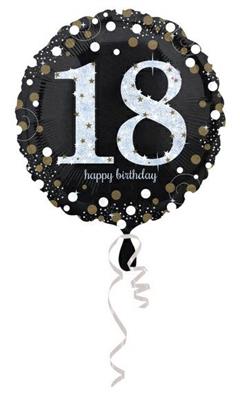 PALLONCINO MYLAR 18INCH HAPPY BIRTHDAY 18