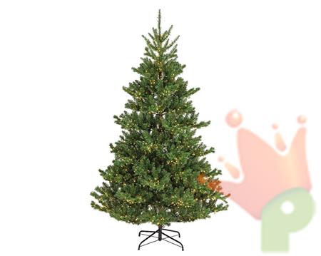 ALBERO DI NATALE 210 CM ALBA FIR LUMINOSO 2400 LED