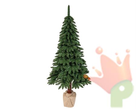 ALBERO DI NATALE 270 CM TORA PINE CON BASE IN JUTA