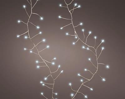 LUCI DI NATALE A BATTERIA COMPACT 100 MICROLED BIANCO FREDDO
