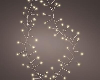 LUCI DI NATALE A BATTERIA COMPACT 100 MICROLED BIANCO CALDO