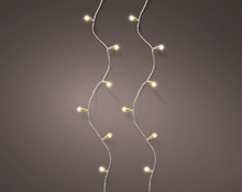 CATENA DI LUCI VINTAGE 180 LED BIANCO CALDO 18 MT 8 GIOCHI DI LU