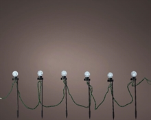 LUCI DI NATALE FORMA TONDA 20 LED EFFETTO SCINTILLANTE 9,5MT + P