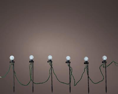 LUCI DI NATALE FORMA TONDA 20 LED EFFETTO SCINTILLANTE 9,5MT + P