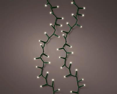 LUCI DI NATALE COMPACT 3000 LED BIANCO CALDO 60 MT