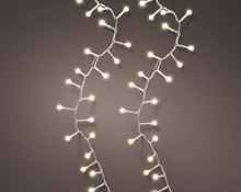LUCI DI NATALE CHERRY 500 LED BIANCO CALDO CAVO TRASP. 11MT